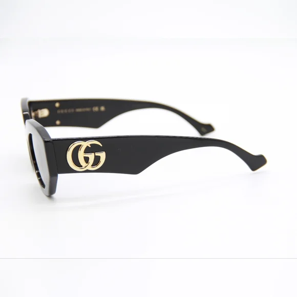 NEW GUCCI GG1421S 001 WOMEN BLACK SUNGLASSES GUCCI - Picture 8 of 15